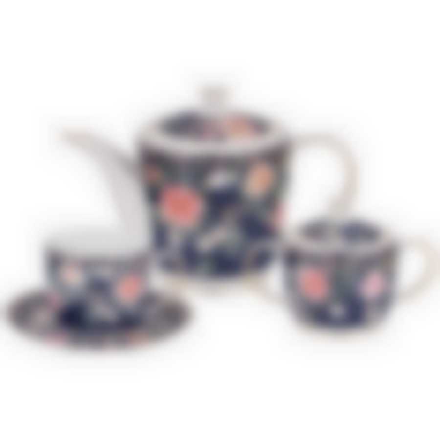 Чайный сервиз lefard Grace на 6 пер. 14 пр. синий 