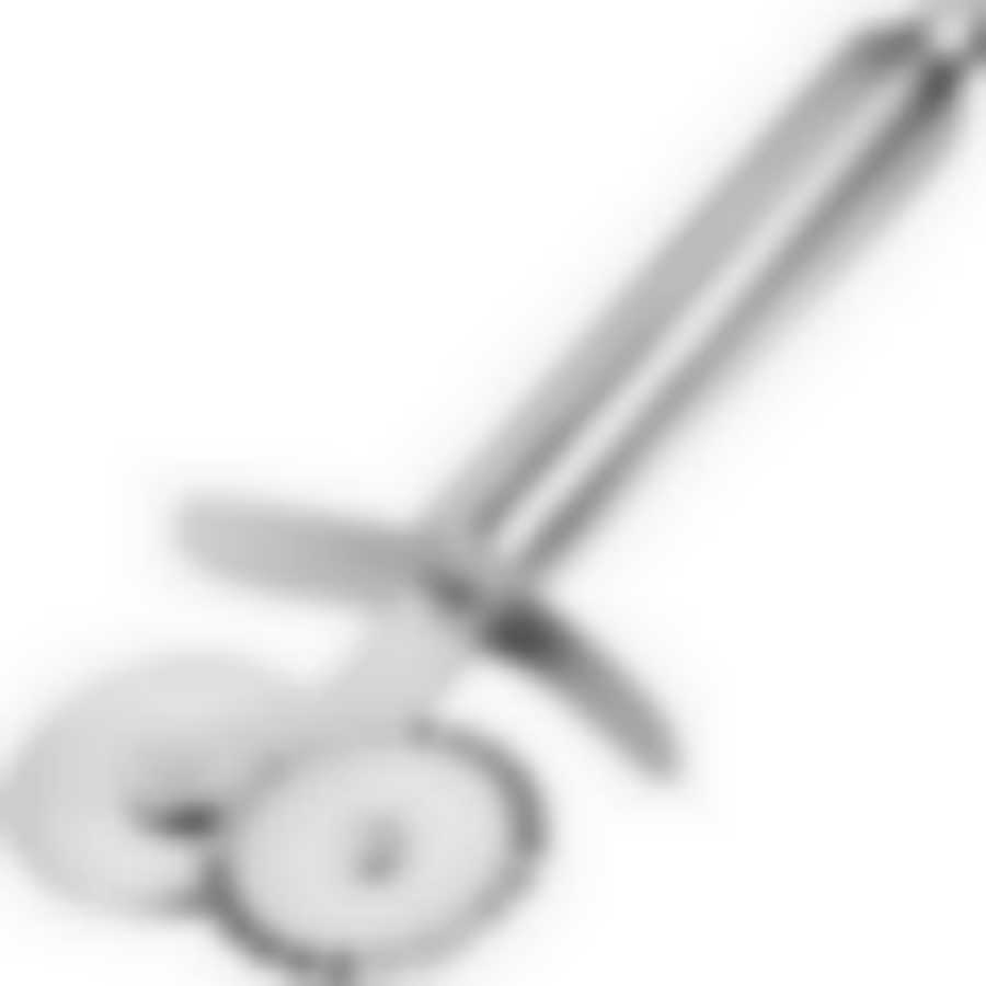 Нож для пиццы и теста, 2 ролика