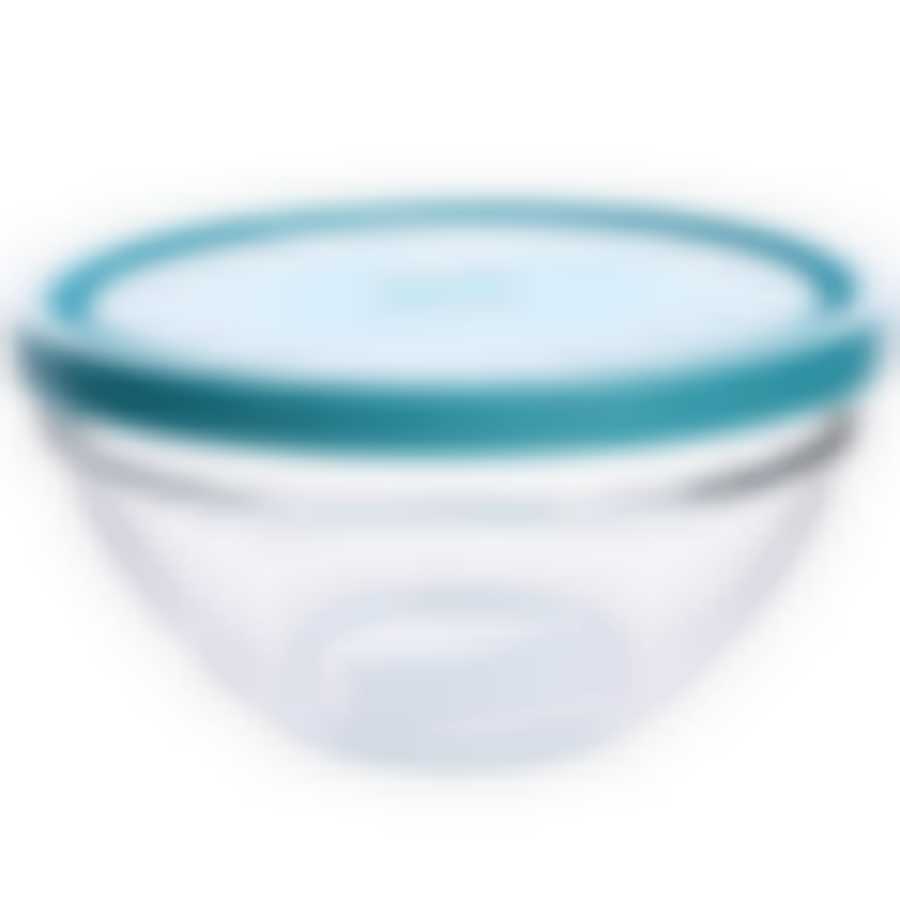 Миска с крышкой, 1 л, стекло