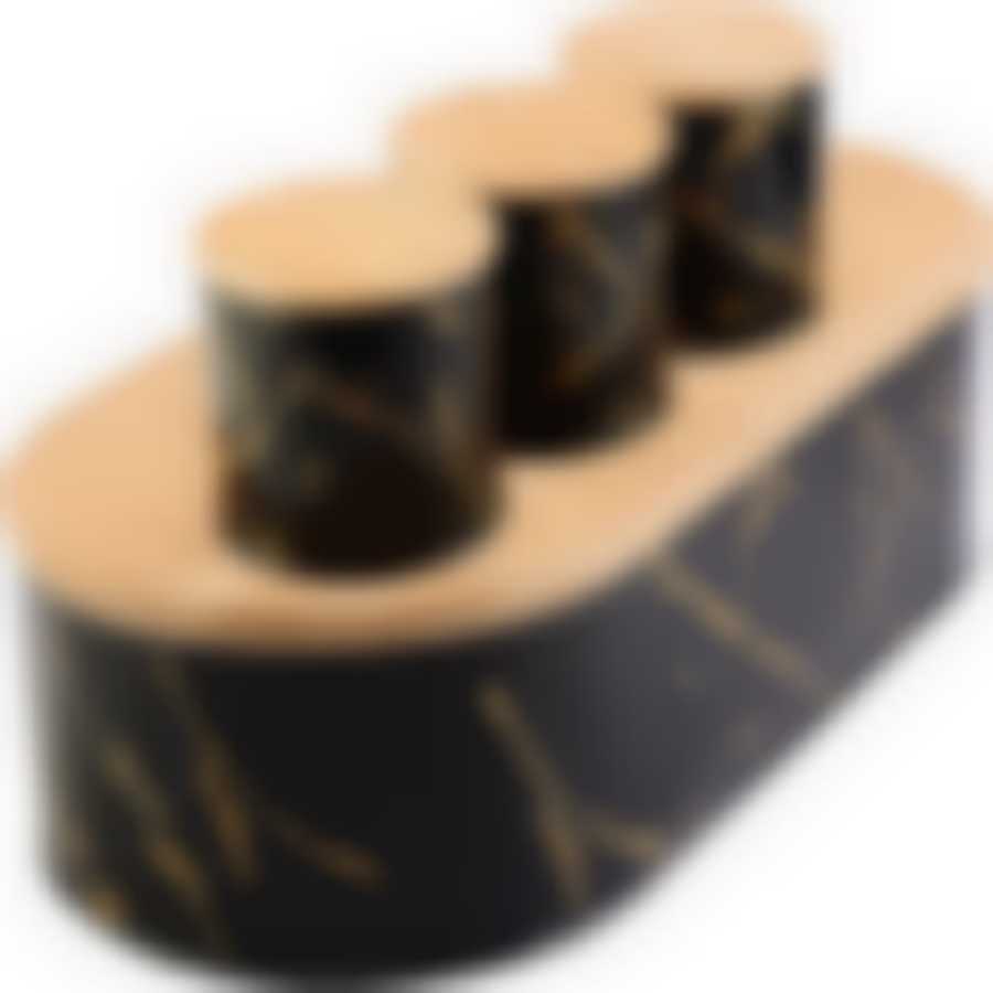 Набор хлебница + 3 банки для сып. MB