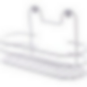 Полка настенная овал (26,5*9,5*13см) белая