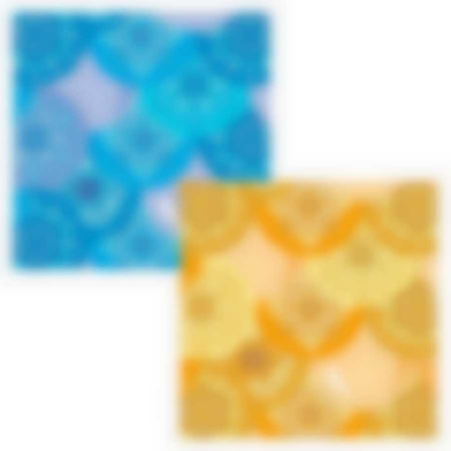 Подставка под горячее "Шарики-Снежинки". Размер 14х14см. 2цв. NEW