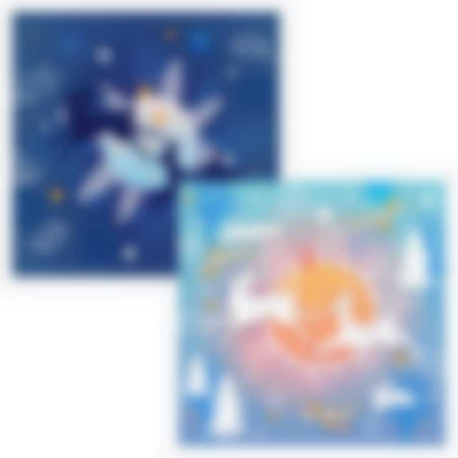 Подставка под горячее "Волшебный олень". Размер 14х14см. 2диз. NEW