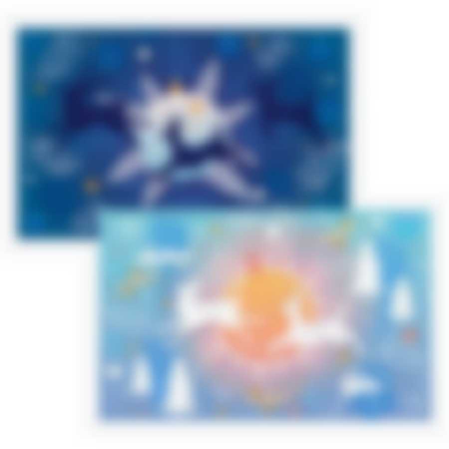 Салфетка "Волшебный олень". Размер 41х26см.  2диз. NEW