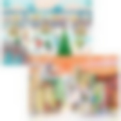 Салфетка "Зимние города". Размер 41х26см. 2диз. NEW