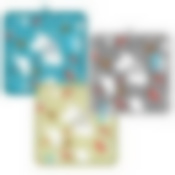 Прихватка "Зайцы в лесу". Размер 18х18см. 3цв. NEW