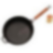 Сотейник чугунный 240 с/ дер.ручка