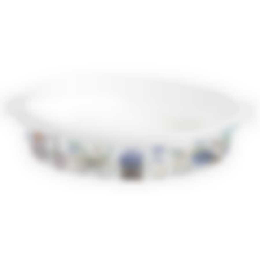 Форма керам овал 31х25х6см Лаванда TM Appetite