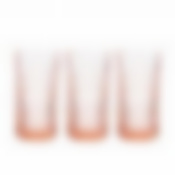 Набор стаканов ДАЛЛАС РОЗОВЫЙ 3шт 380мл высокие