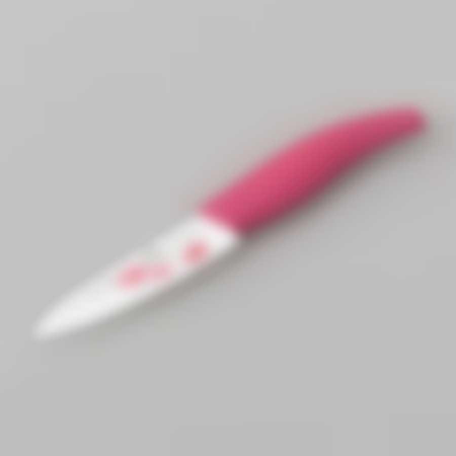 Нож с белым керамическим лезвием 10 см