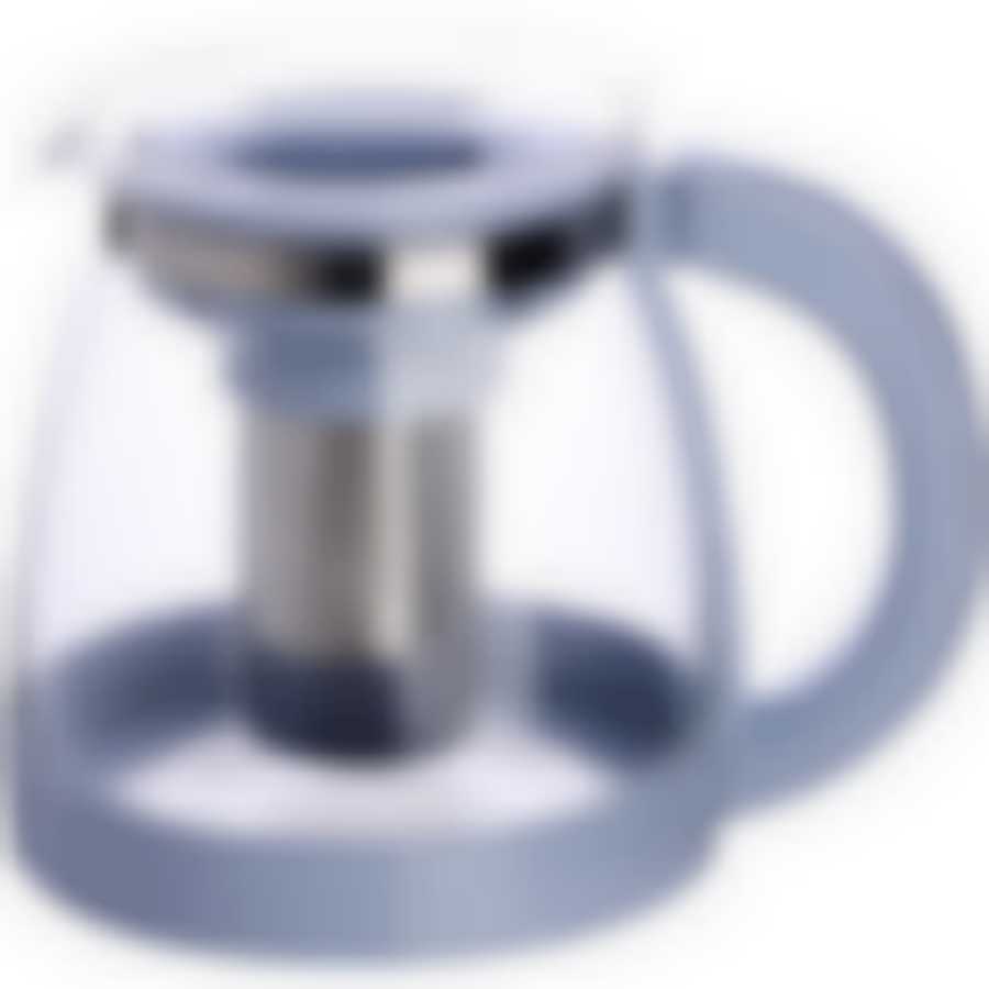 Чайник заварочный синий1,8 л стекло MB