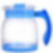 Чайник заварочный син 1,5 л стекло MB