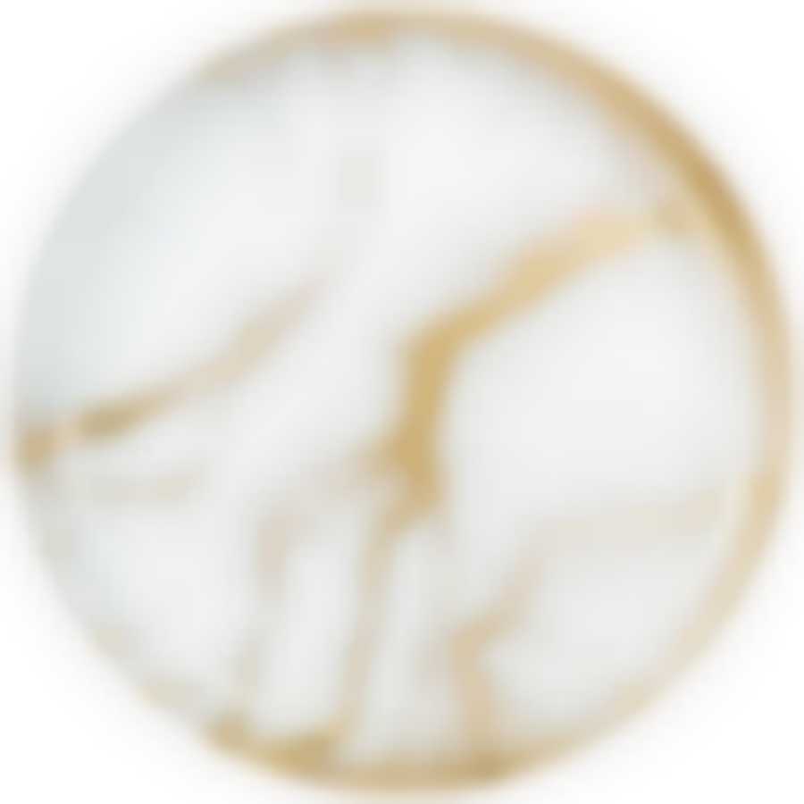 Тарелка десертная White marble диаметр 21 см, высота 2 cм