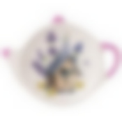 Подставка под чайный пакетик Прованс лаванда 12*8,5 см. высота=1,5 см. 