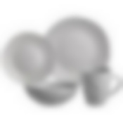 Набор посуды обеденный bronco Shadow на 4 пер. 16 предметов светло-серый 