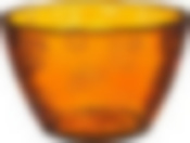 Салатник Флора 14 см. высота=8 см. оранжевый без упаковки