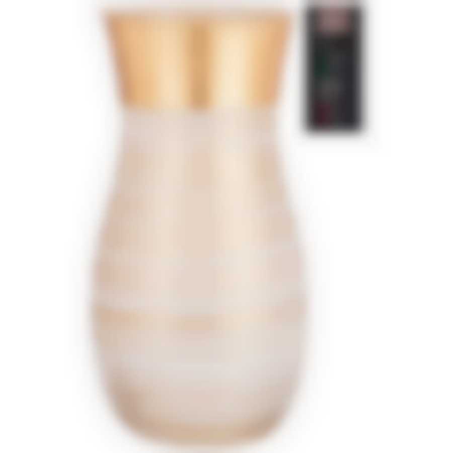 Ваза claudia Julia gold white высота 26см