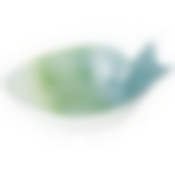 Блюдо Alabaster green 25x19,5x8,5 cм