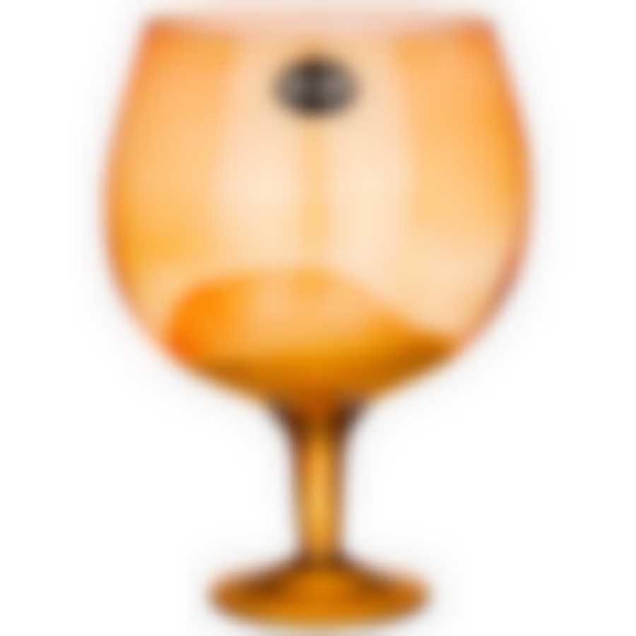 Ваза на ножке Modern amber/gold 5л