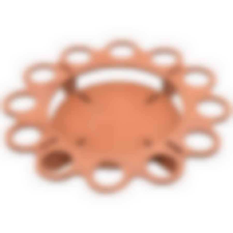 Подставка для кулича и яиц "Цветок".  Диаметр 24см, высота 4см NEW