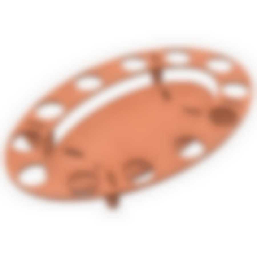 Подставка для кулича и яиц "Овал".  Размер 30х18,5х4см NEW