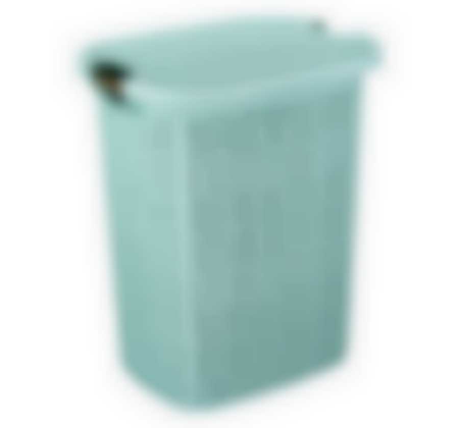 Корзина для белья БЯЗЬ 30л  Морская волна