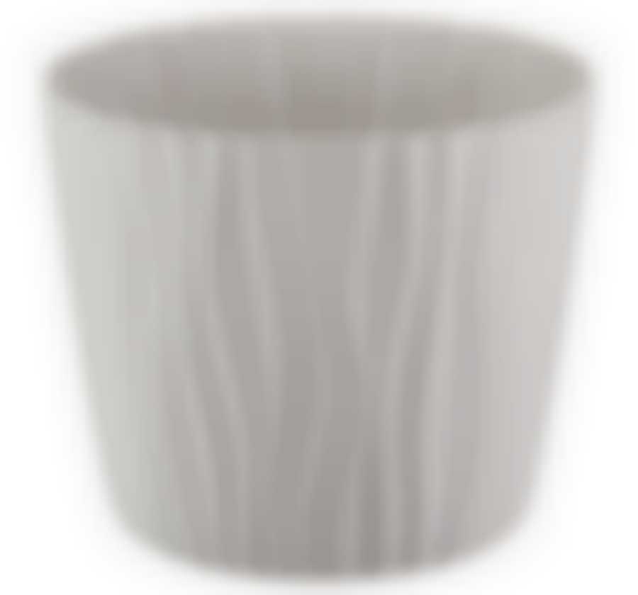 Кашпо ВОЛНА D160мм 2л с вкладышем  Кремовый