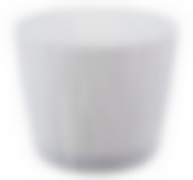 Кашпо ВОЛНА D200мм 4л с вкладышем  Белый