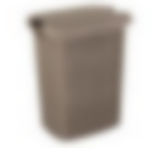 Корзина для белья БЯЗЬ 30л  французcкий серый