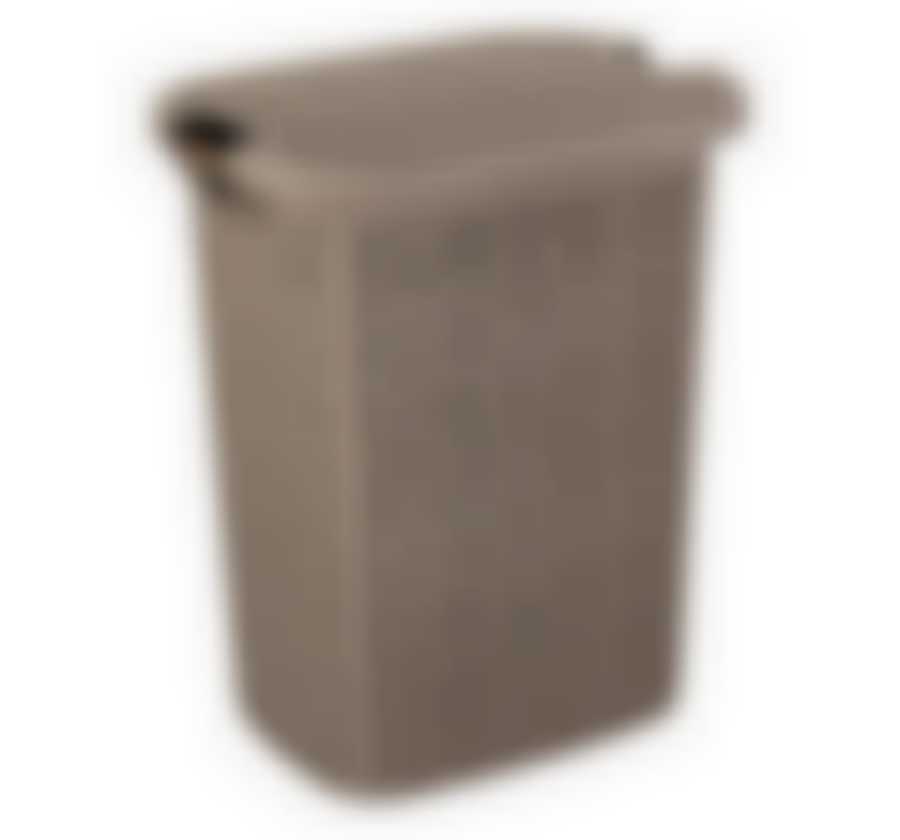 Корзина для белья БЯЗЬ 30л  французcкий серый