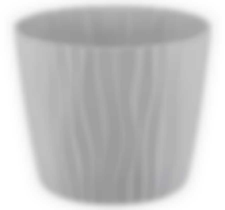 Кашпо ВОЛНА D160мм 2л с вкладышем  Серый