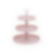 Фруктовница "Феерия" 3-х ярусная (розовый)