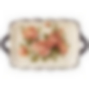 Блюдо Корейская роза 23,5*14 см. высота=2,5 см. 