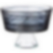 Блюдо на ножке Ababaster black диаметр 15 см, высота 11,5 cм