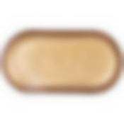 Блюдо овальное Natural taupe 27см