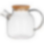 Чайник заварочный 1200 мл. с бамбуковой крышкой 