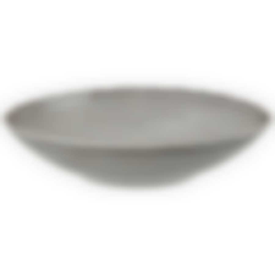 Тарелка суповая София серая 22 см., без упак.