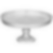 Блюдо на ножке Miracle silver shiny 21см