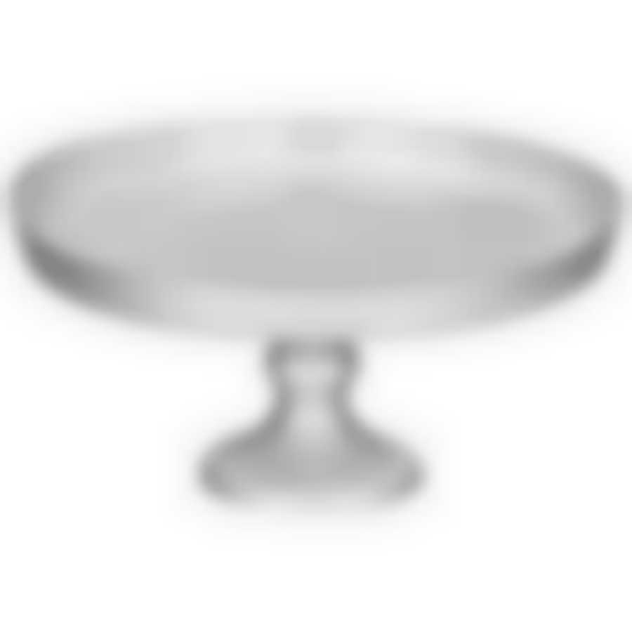 Блюдо на ножке Miracle silver shiny 21см