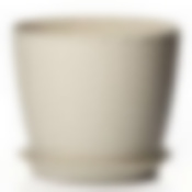 Кашпо с поддоном Ротанг d=210 мм 4,7 л (белый ротанг)