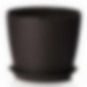 КАШПО с поддоном "Ротанг" d=210мм 4,7л (коричневый ротанг)