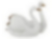 ФИГУРКА "ЛЕБЕДИ" ВЫСОТА=10,5 СМ.