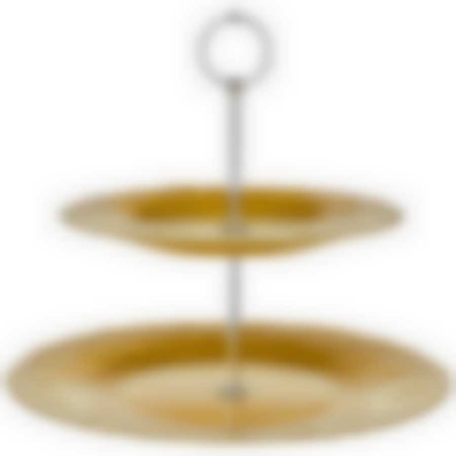 Этажерка двухъярусная Golden glow 28/21 см