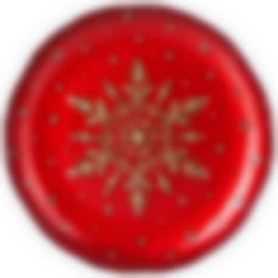 Тарелка Snow red 21 см