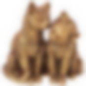 Статуэтка Кошки 12.5*10.5*13 см. серия Bronze classic 