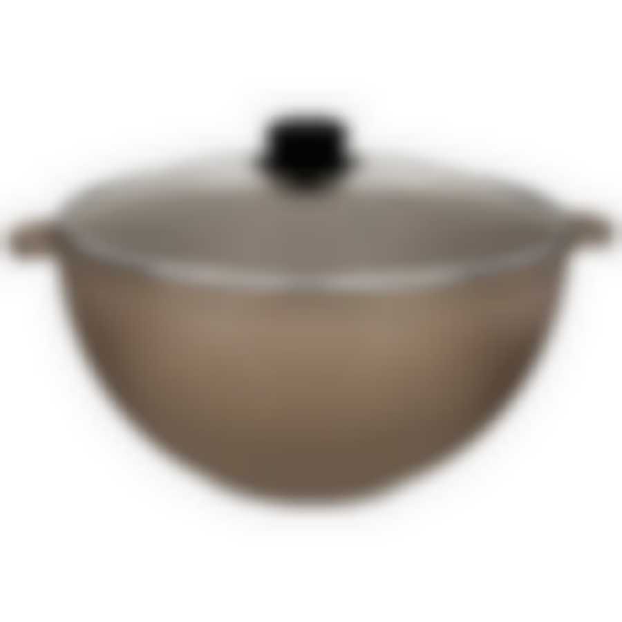 Казан со стекл крышкой agness Экселент 6 л