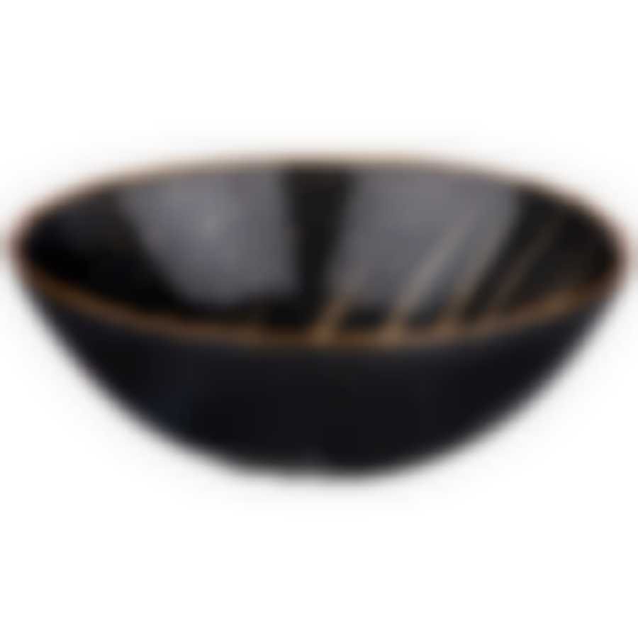 Салатник Bohemia black 16см