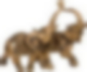 Фигурка Два слона 22,5*11 см. высота=19 см. серия Махараджи 