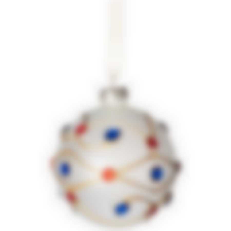 Елочное украшение шар коллекция Винтаж 8 см