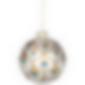 Елочное украшение шар коллекция Винтаж 8 см